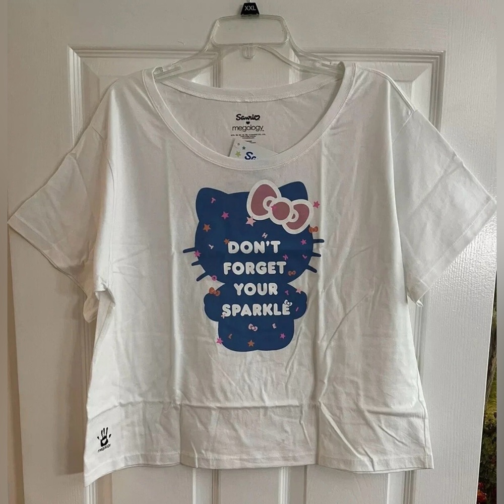 Sanrio x Megology Hello Kitty Women's Size Small Don't Forget Your Sparkle Shirt